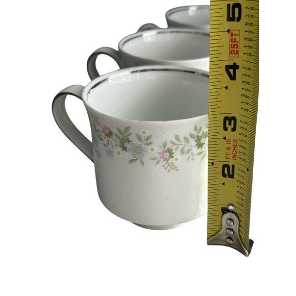 (3) Johann Haviland Bavaria Forever Spring Coffee Mugs Tea Cups Germany Flowers - Picture 9 of 13